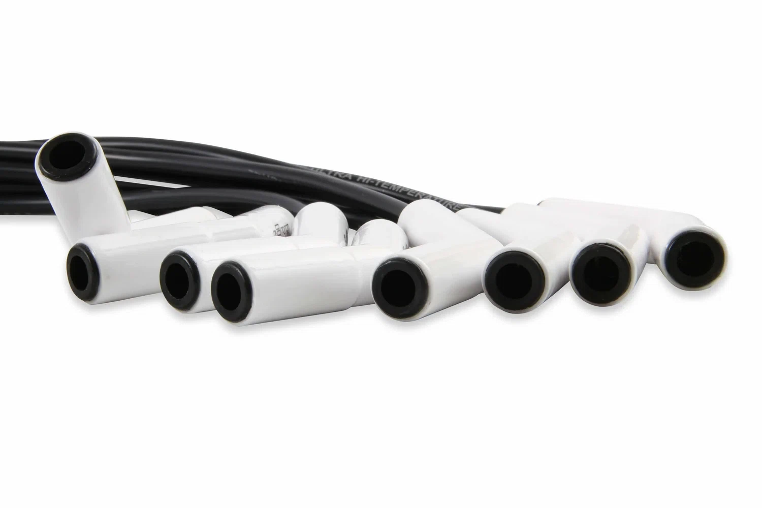 Spark Plug Wire Set - Universal - 135 Deg White Ceramic Boots - 9002C